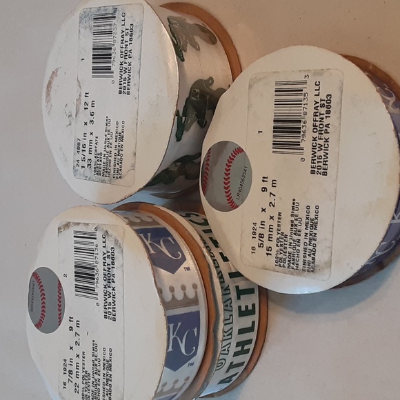 Sports Ribbon -Baseball Oakland and KC - Picture 2 of 3